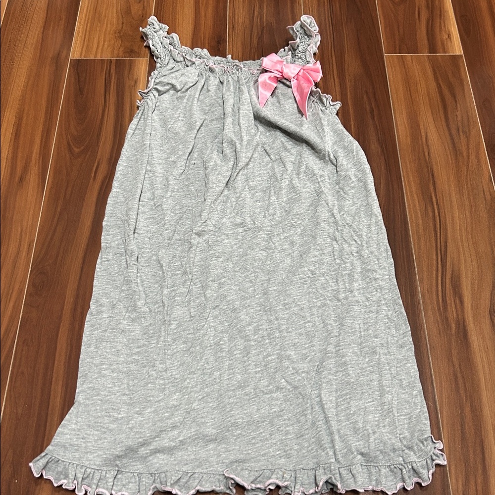 Medium xhiliration grey pink bow nightgown